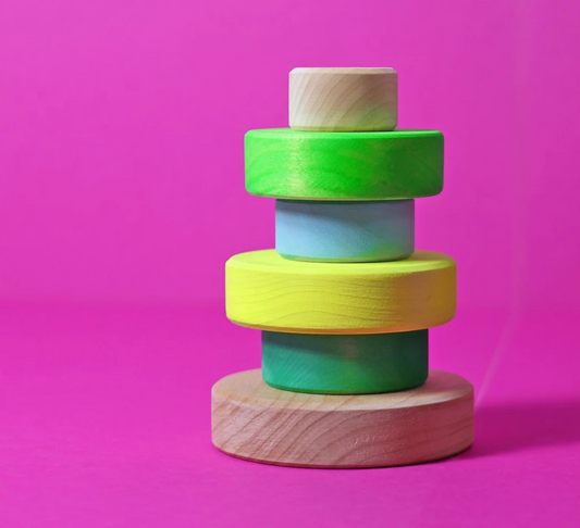 Grimm's Small Conical Tower - Neon Green