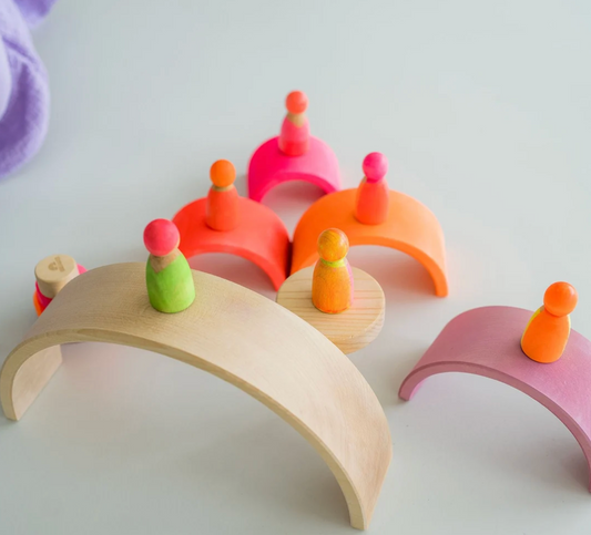 Grimm's Rainbow - Neon Pink (10 Piece)