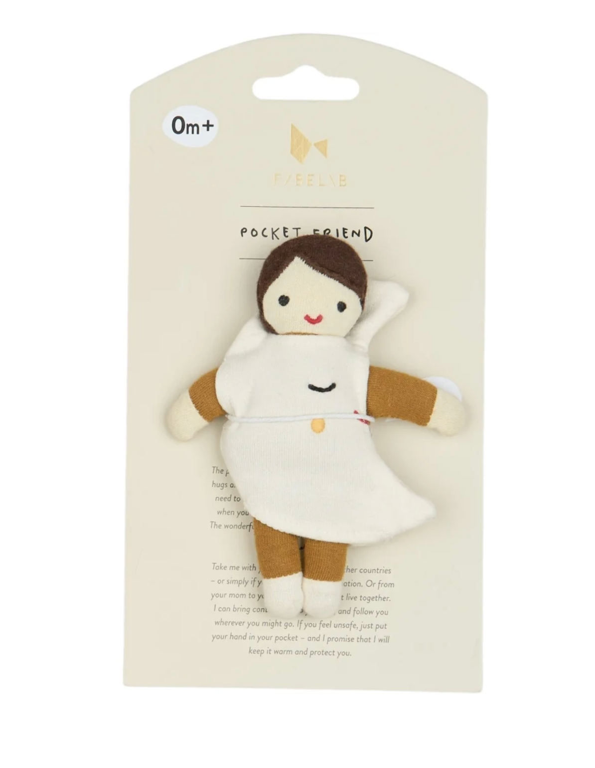 Fabelab Pocket Friend – Moon, 14 cm