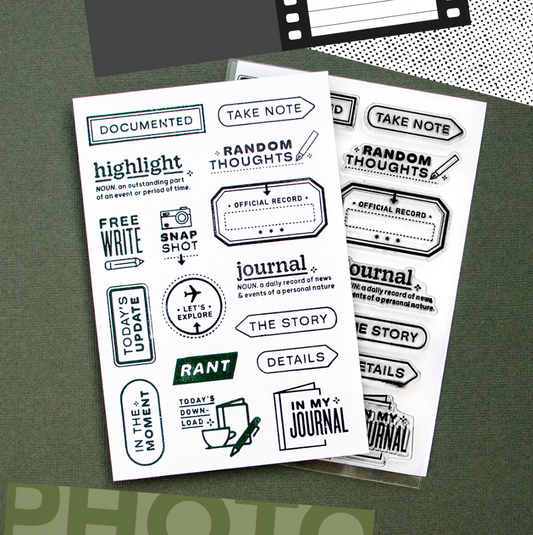 Daily Details - Clear 4x6 stamp