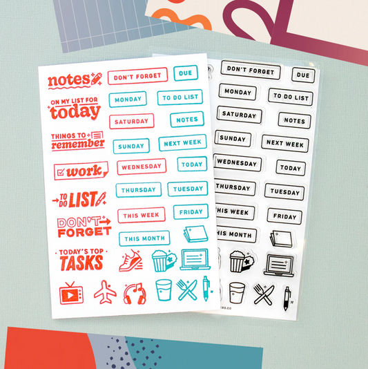 This Week - Clear Stamp 4x6