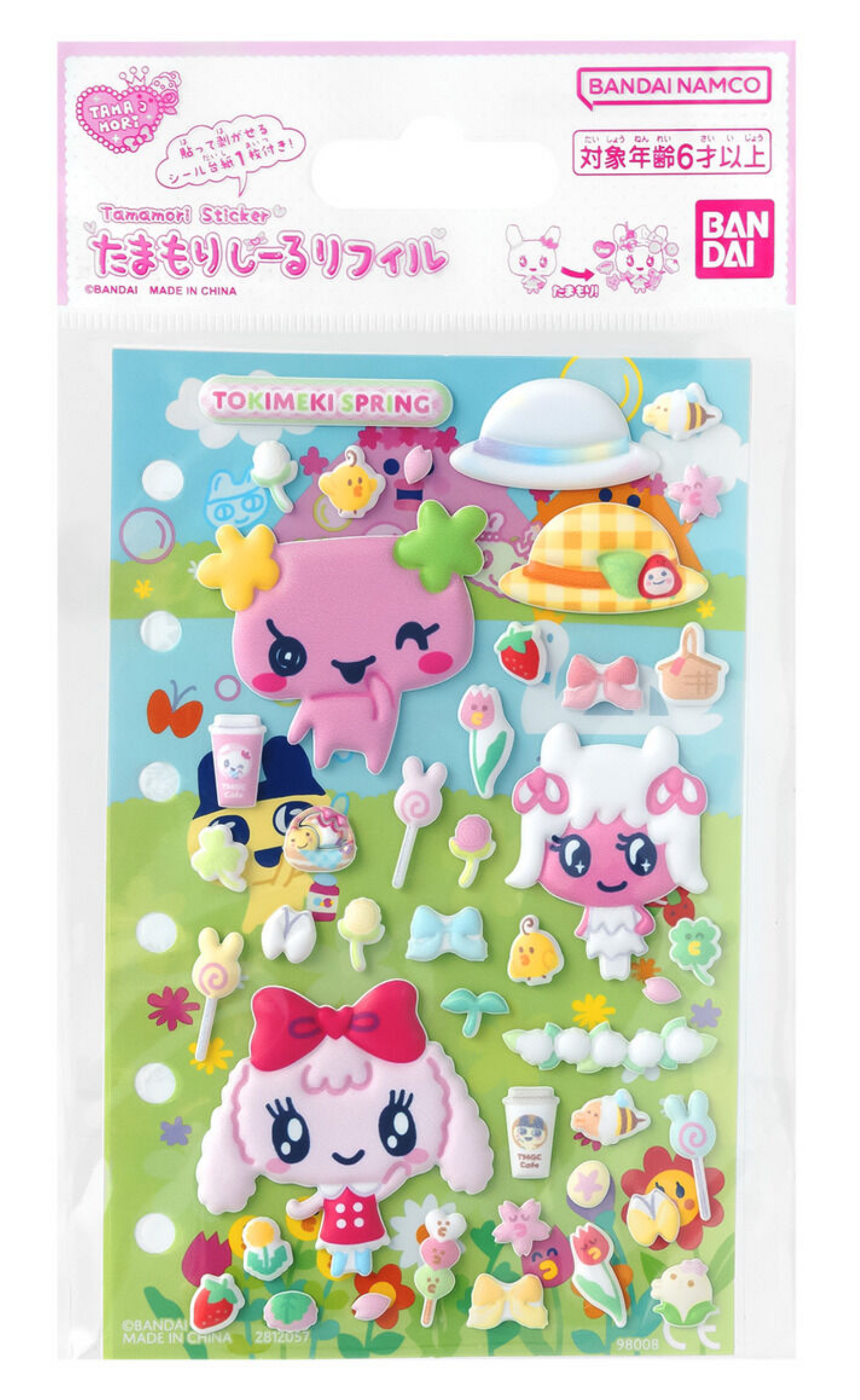 Tamamori Sticker - Tokimeki Spring Set | Tamagotchi