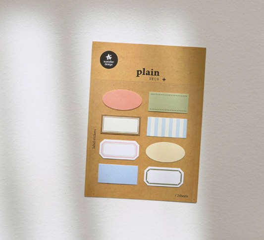 Plain.75 Sticker | Suatelier Design