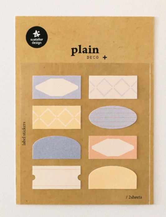 Plain.74 Sticker | Suatelier Design