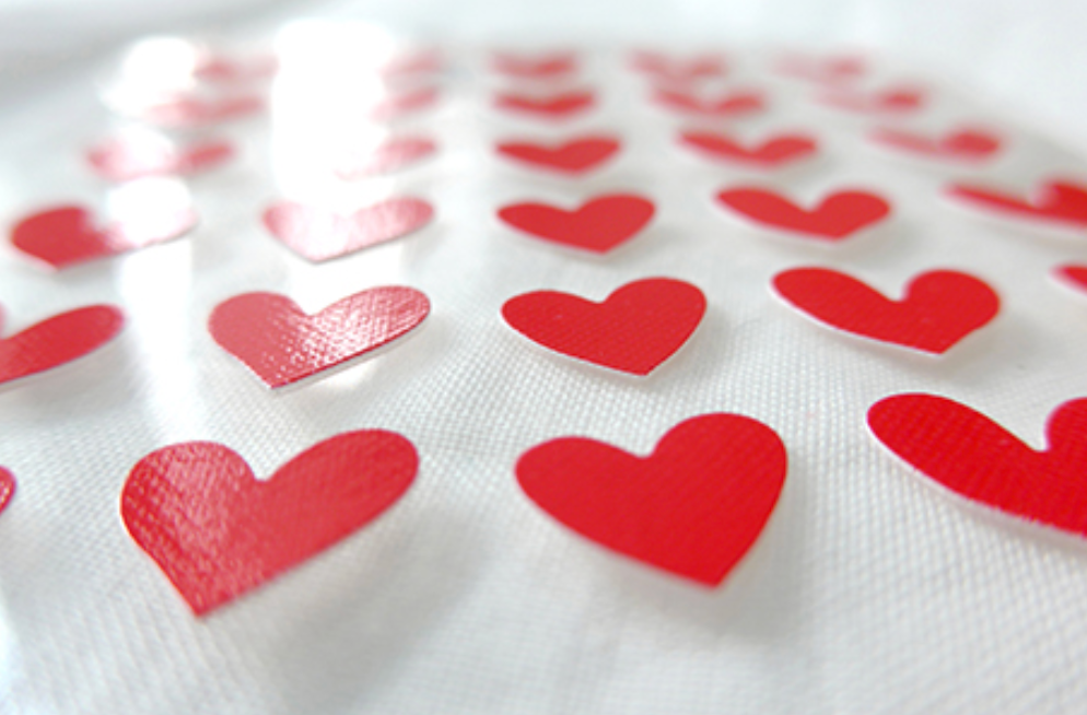 Plain.04 Heart Sticker | Suatelier Design