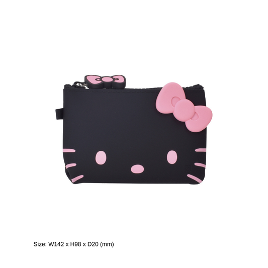 Small Hello Kitty Black Zipper Pouch