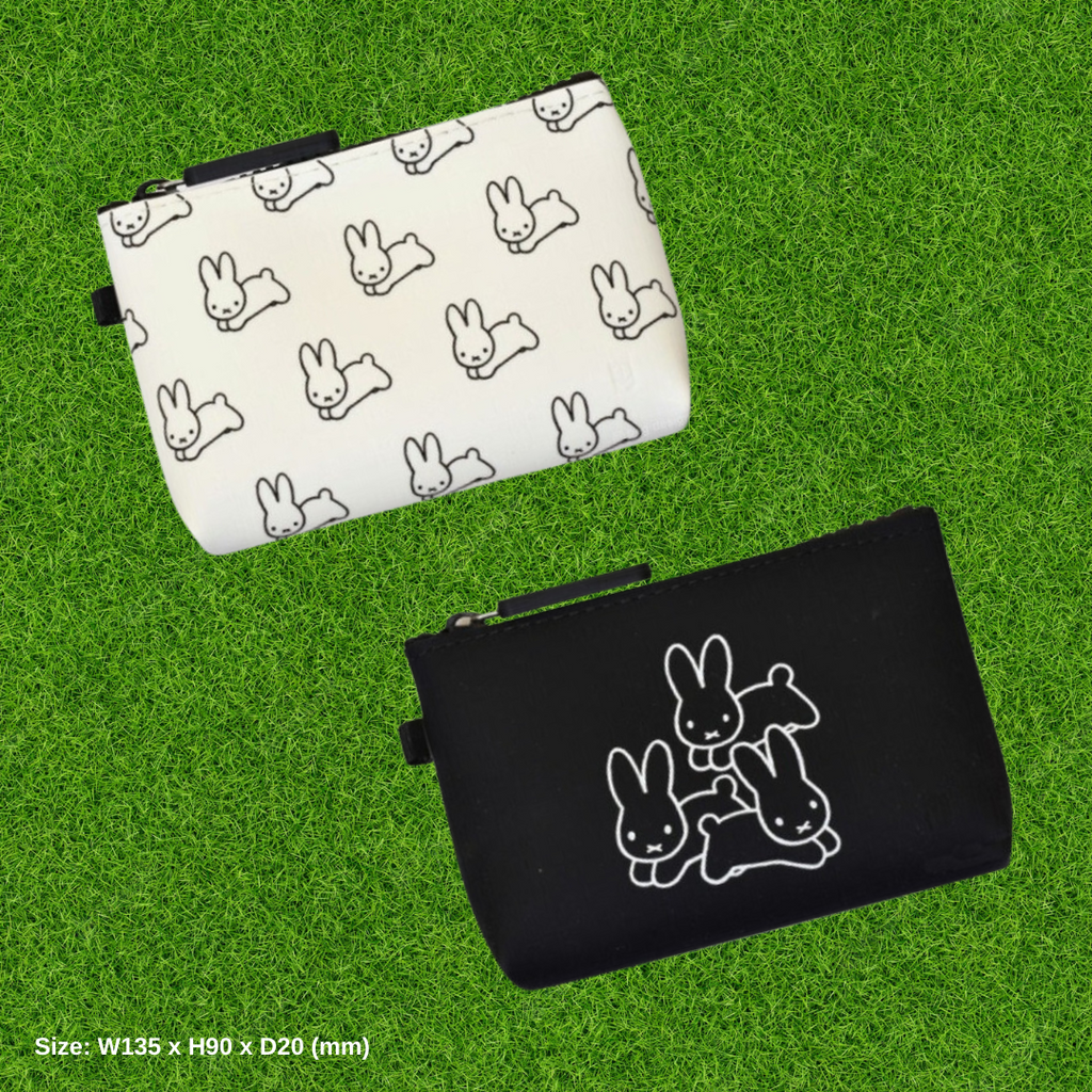 Small Dick Bruna White Zipper Pouch | Miffy