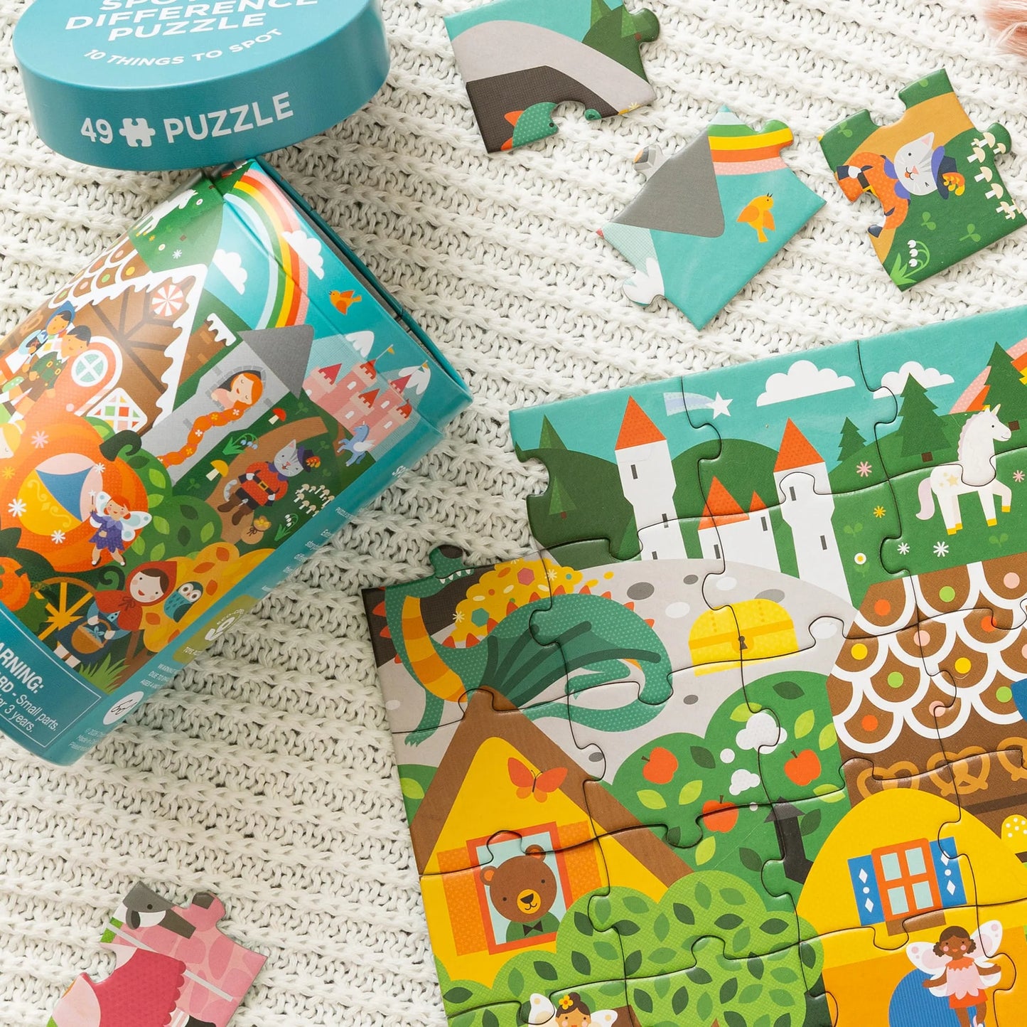 Spot the Difference: Fairy Tales Puzzle 49pc