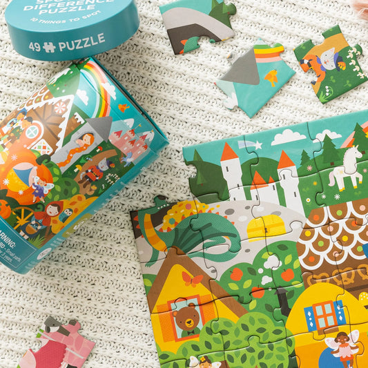 Spot the Difference: Fairy Tales Puzzle 49pc