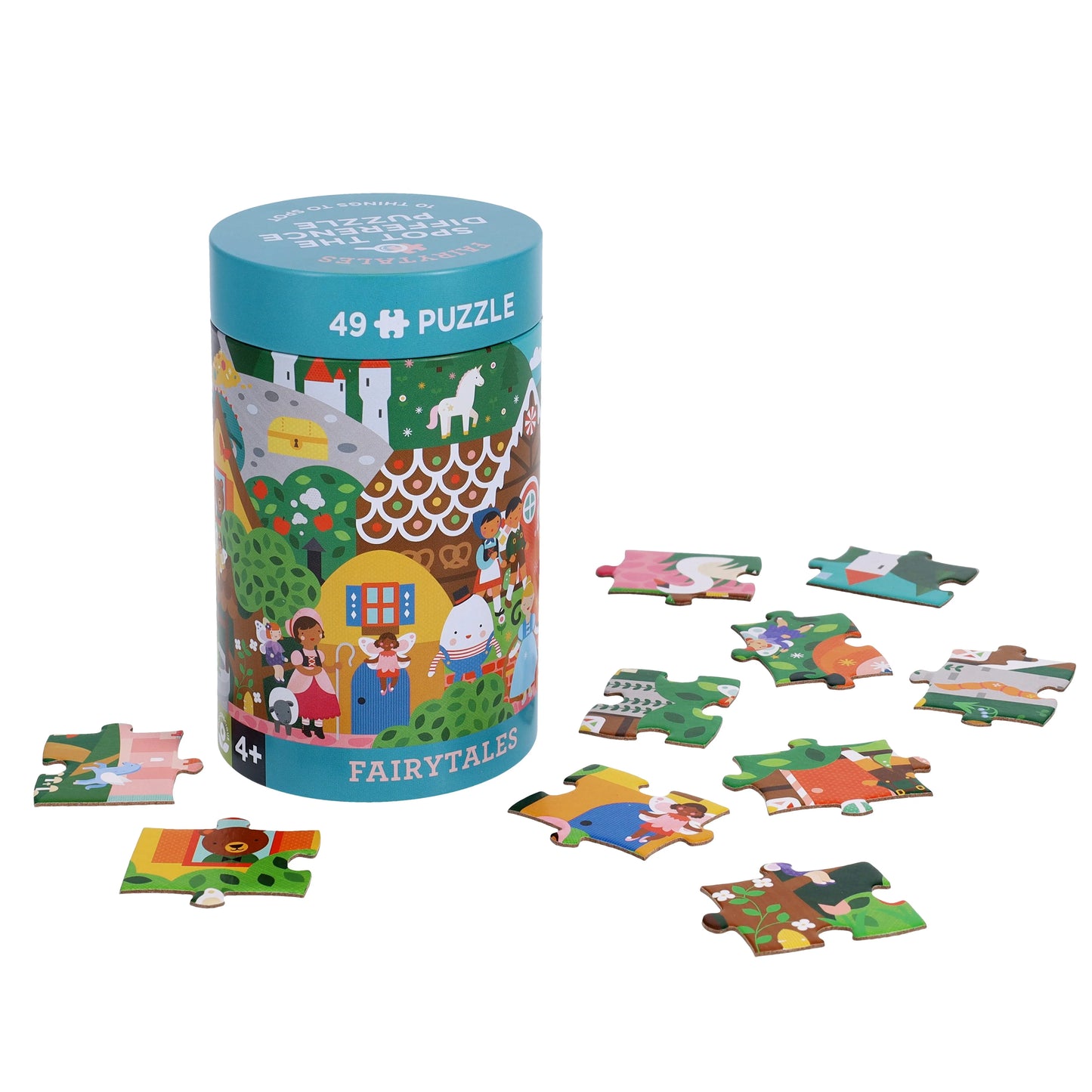 Spot the Difference: Fairy Tales Puzzle 49pc