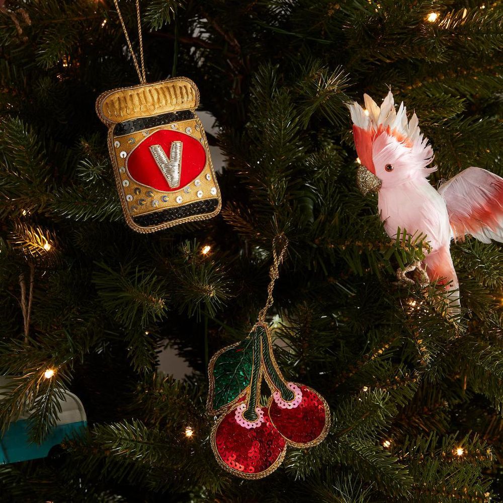 Vegemite Sequin Tree Decoration | Florabelle
