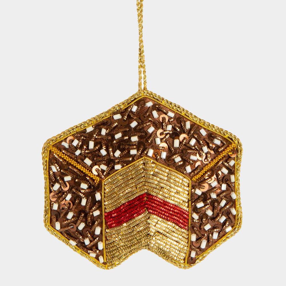 Lamington Sequin Tree Decoration | Florabelle