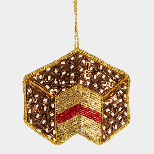 Lamington Sequin Tree Decoration | Florabelle