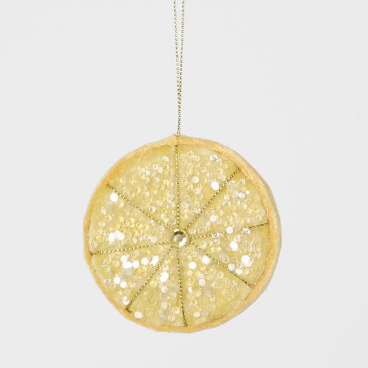 Palermo Beaded Lemon Slice Yellow | Florabelle