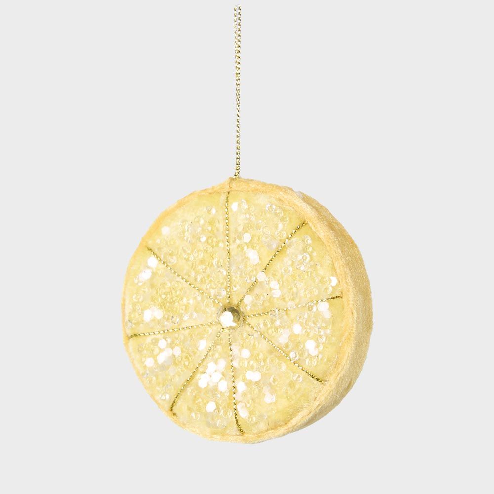 Palermo Beaded Lemon Slice Yellow | Florabelle