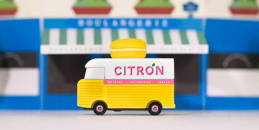 Yellow Macaron Van | Candylab
