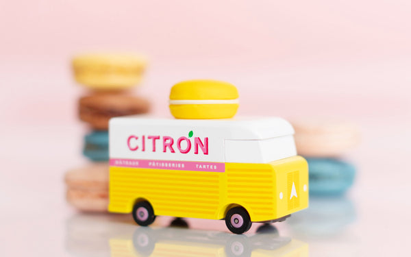 Yellow Macaron Van | Candylab