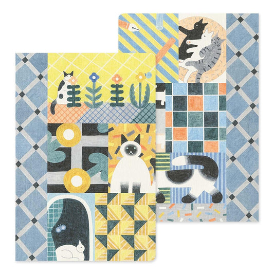 Yuru Log Notebook B6 Cat | Midori