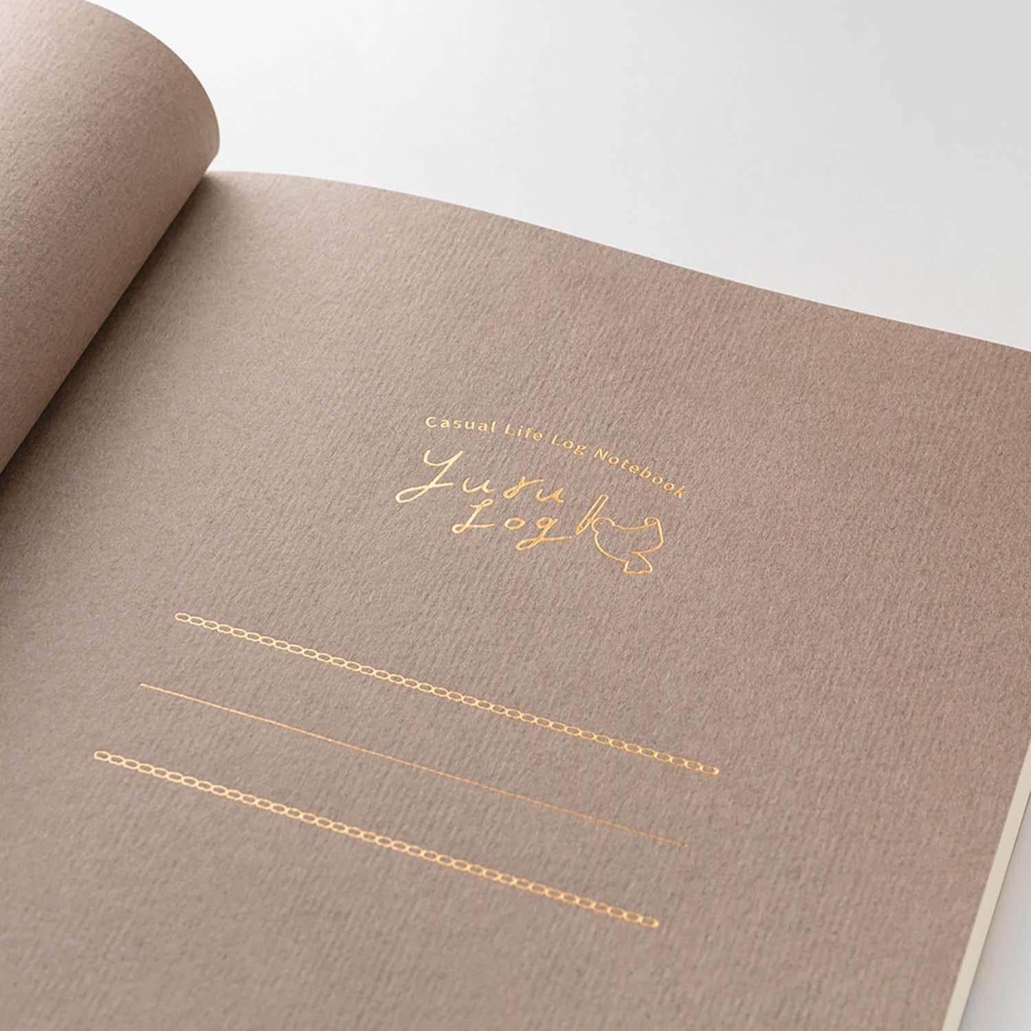 Paper Notebook Log Yuru Log Notebook B6 Forest Animal | Midori | Tiny Paper Co.