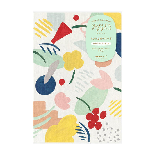 Yuru Log Notebook B6 Motif Textile | Midori