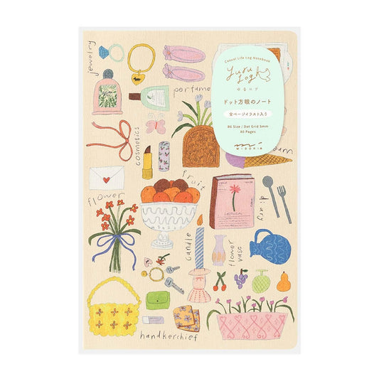 Yuru Log Notebook B6 My Life | Midori