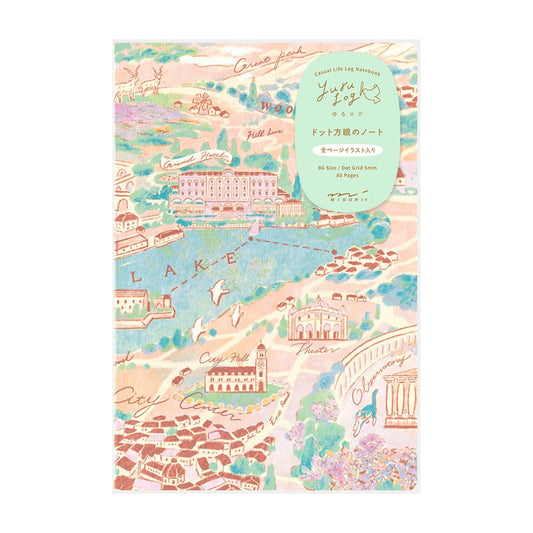 Yuru Log Notebook B6 Travel & Hotel | Midori