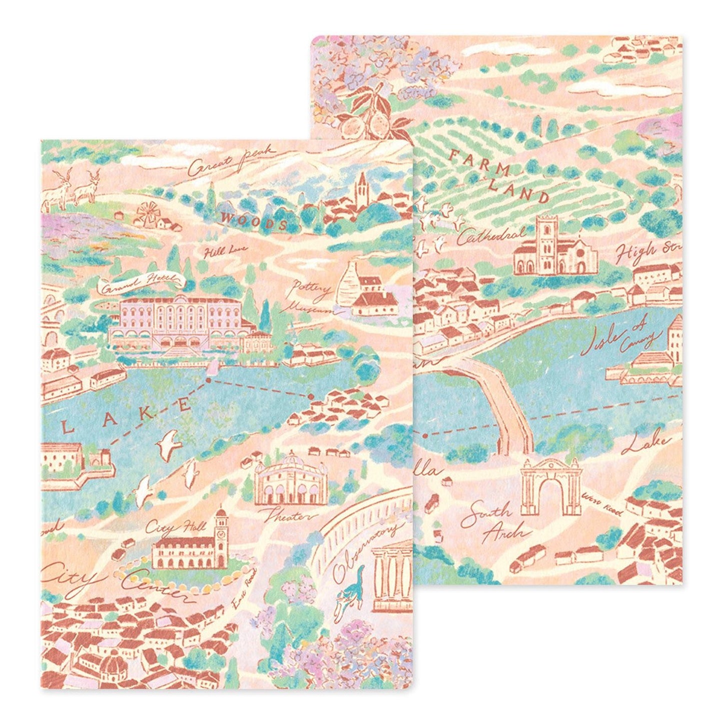 Yuru Log Notebook B6 Travel & Hotel | Midori