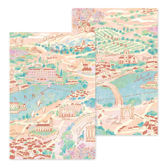Yuru Log Notebook B6 Travel & Hotel | Midori