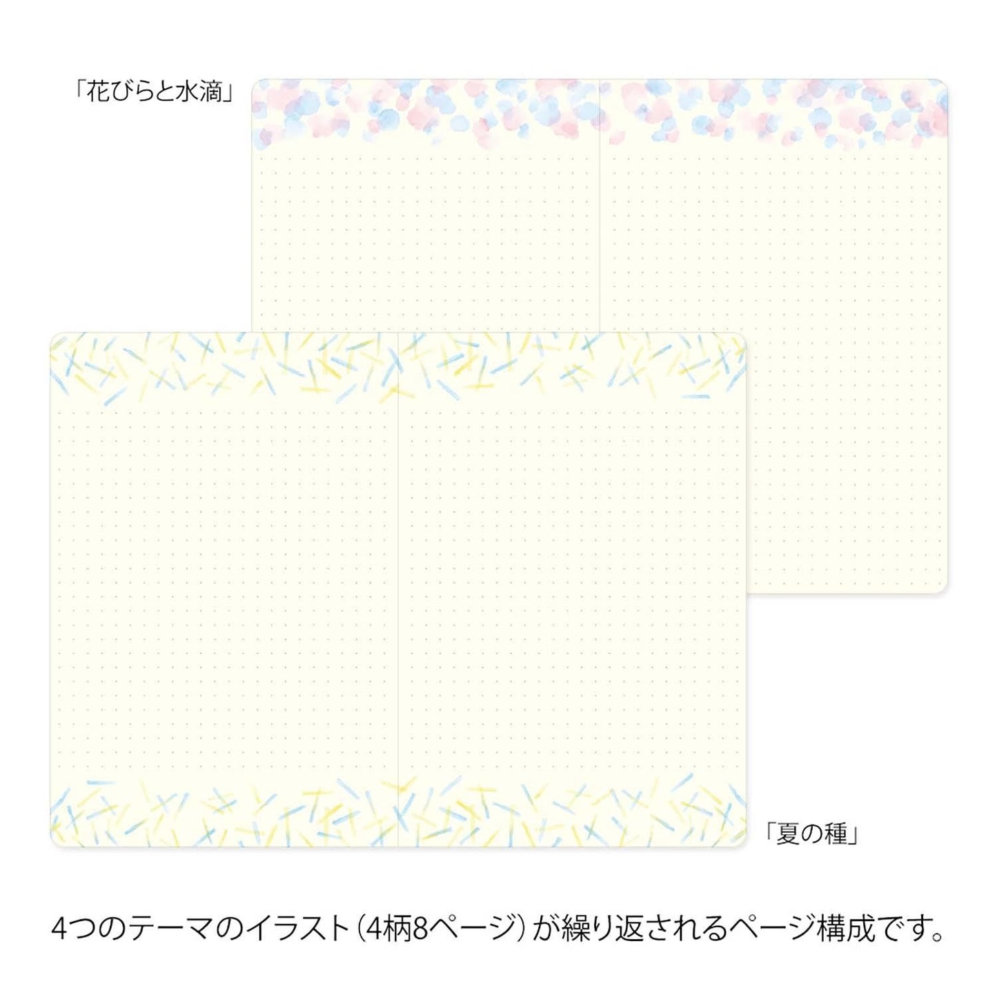 Yuru Log Notebook B6 Watercolor | Midori
