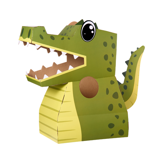 Billie The Crocodile - 3D Reusable Cardboard Costume