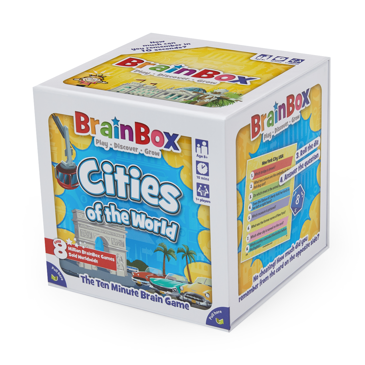 Brainbox BrainBox Cities Memory Game | Tiny Paper Co. Melbourne Toy Store