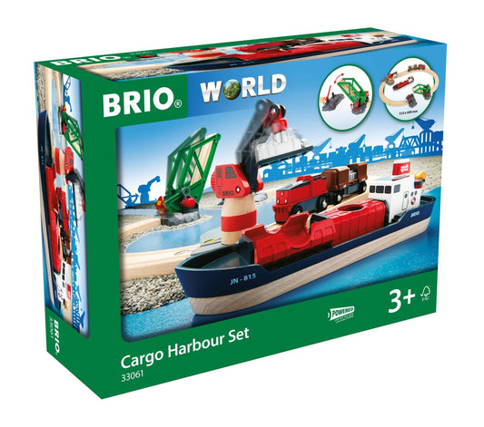 Cargo Harbour Set 16 pieces | Brio