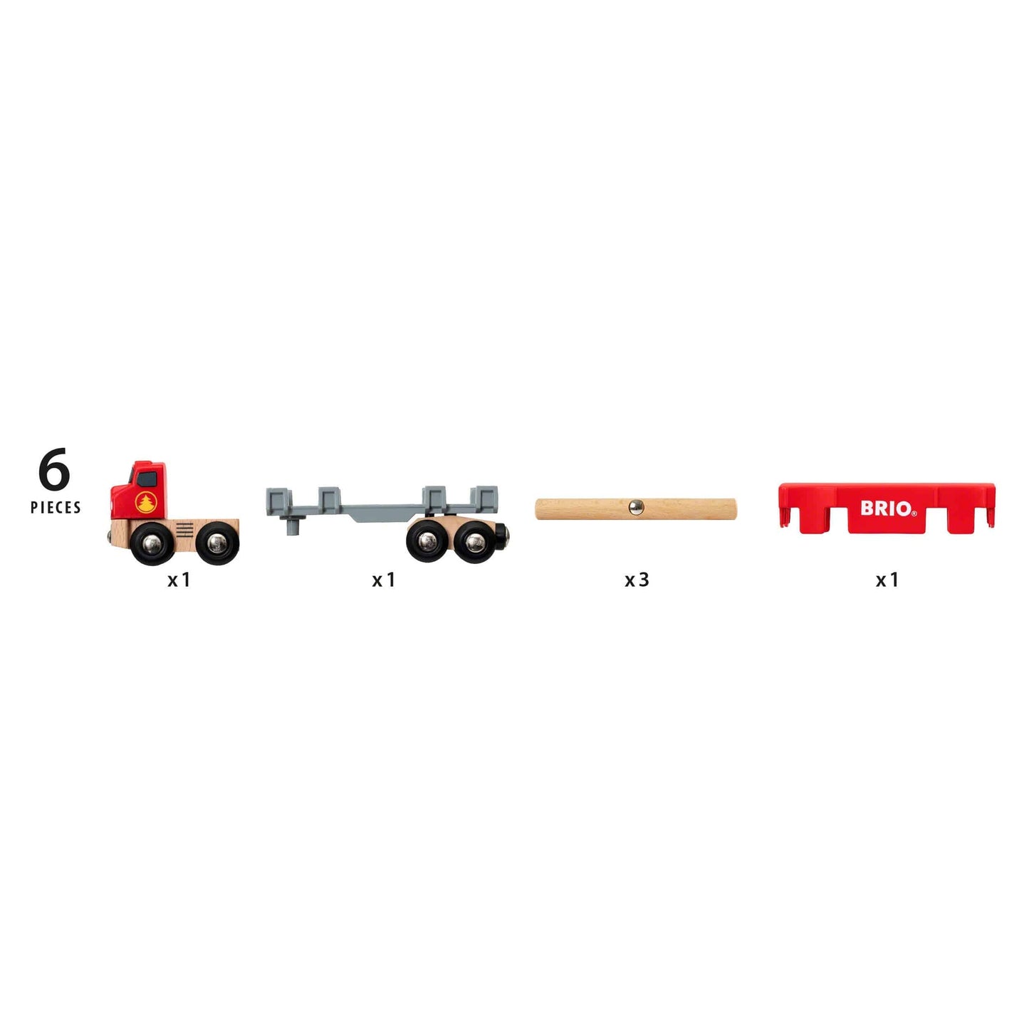 Lumber Truck 6 pieces | Brio