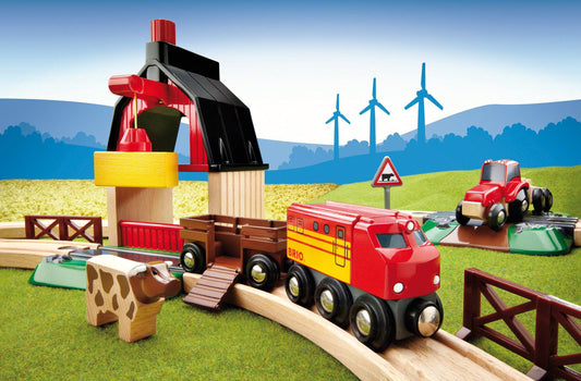 Farm Railway Set 20 pieces | Brio