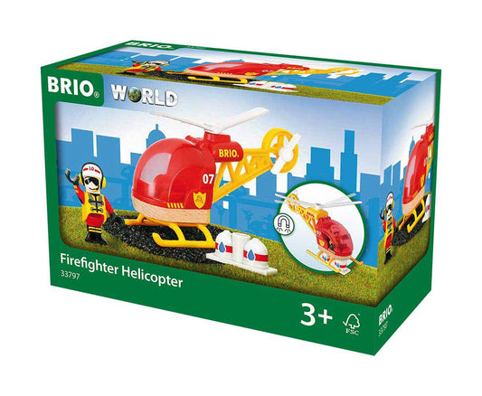 Firefighter Helicopter 3 pieces | Brio