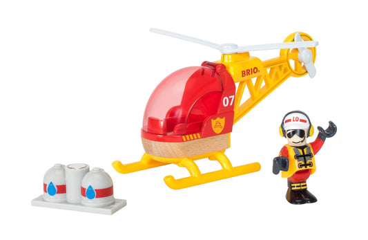 Firefighter Helicopter 3 pieces | Brio