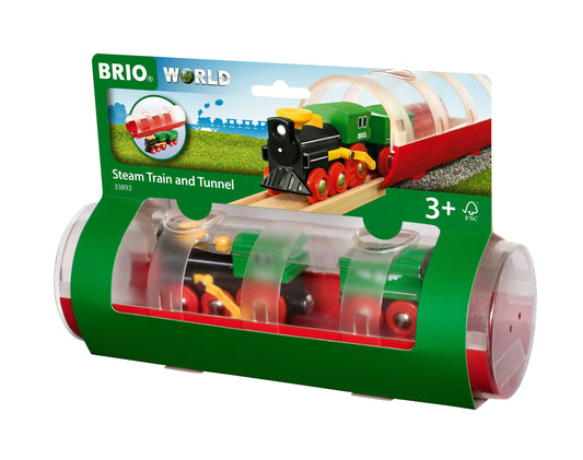 Tunnel & Steam Train 3 pieces | Brio