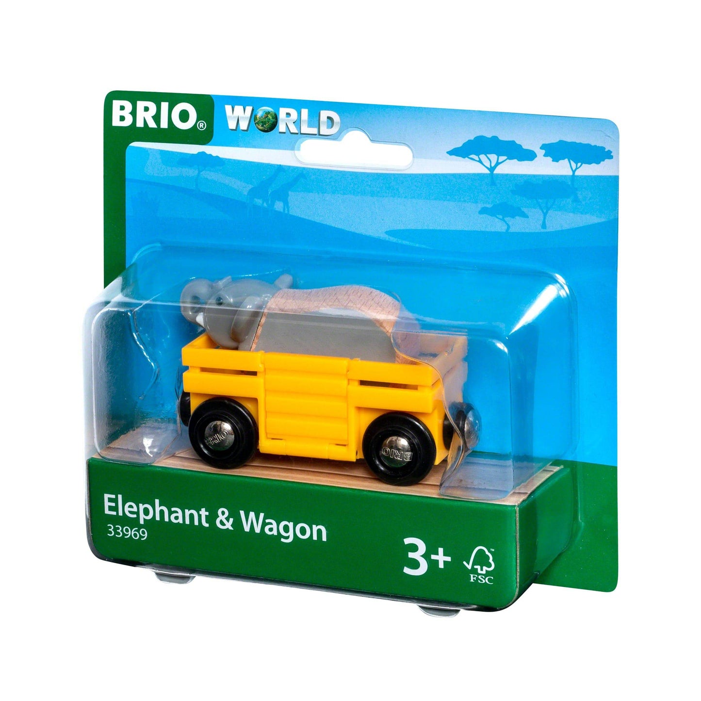 Elephant and Wagon 2 pieces | Brio