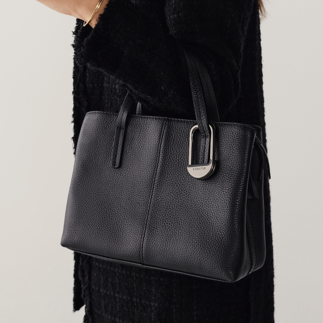 FLIP Bag Hook - Chrome Black | Klipsta