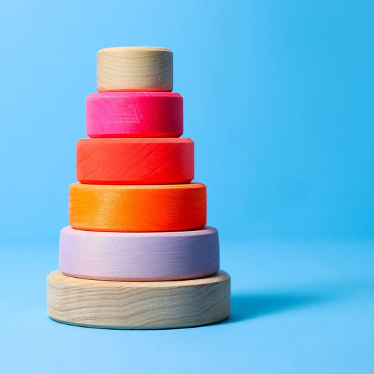Grimm's Small Conical Tower - Neon Pink