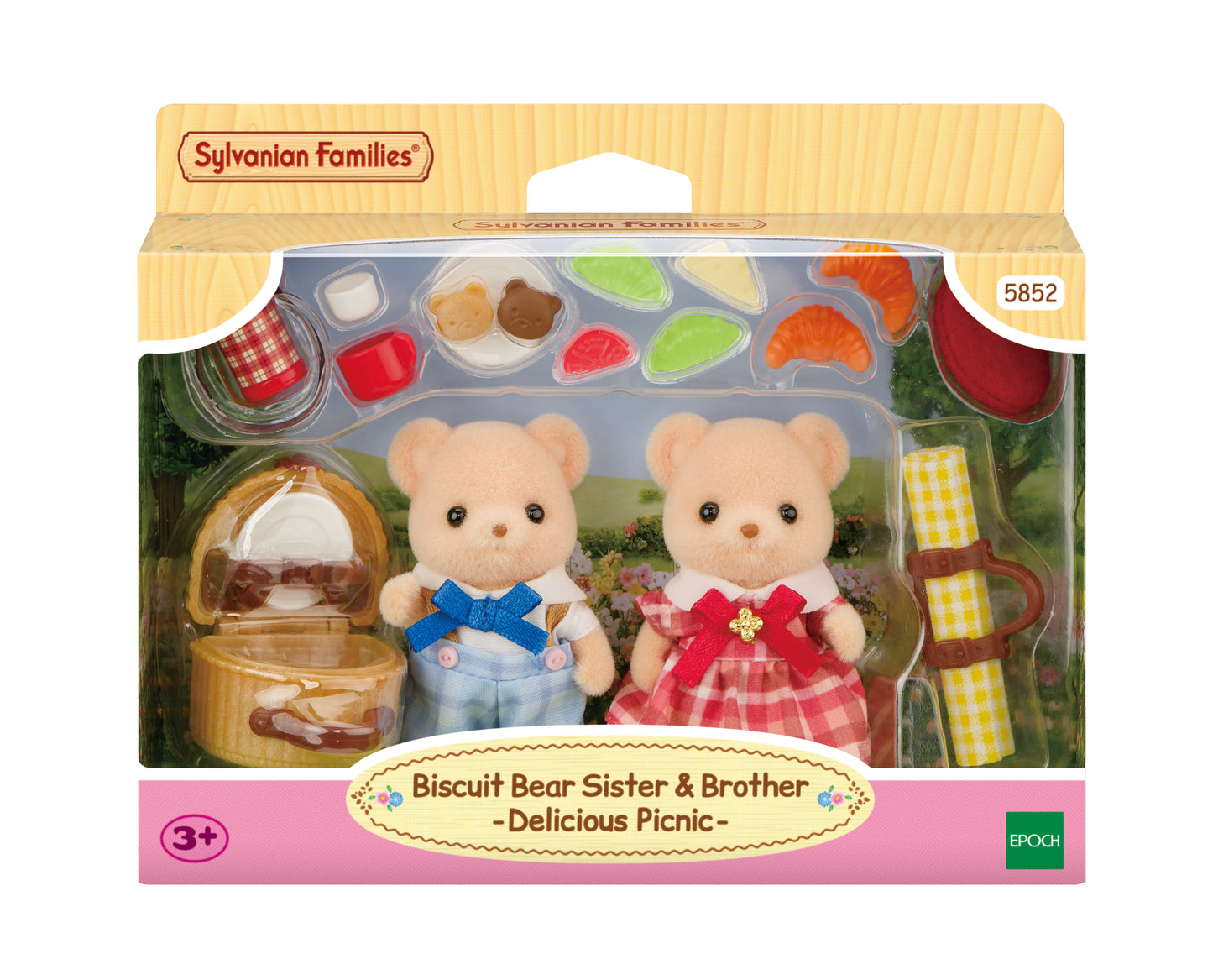 Biscuit Bear Sister and Brother - Delicious Picnic | Sylvanian Families