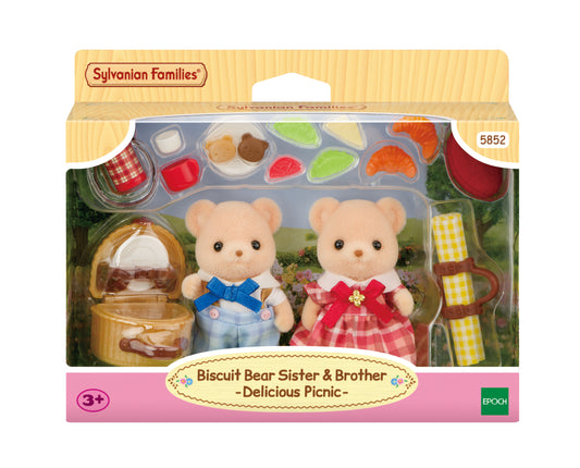Biscuit Bear Sister and Brother - Delicious Picnic | Sylvanian Families
