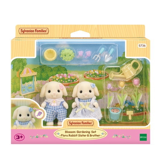 Blossom Gardening Set -Flora Rabbit Sister & Brother- | Sylvanian Families