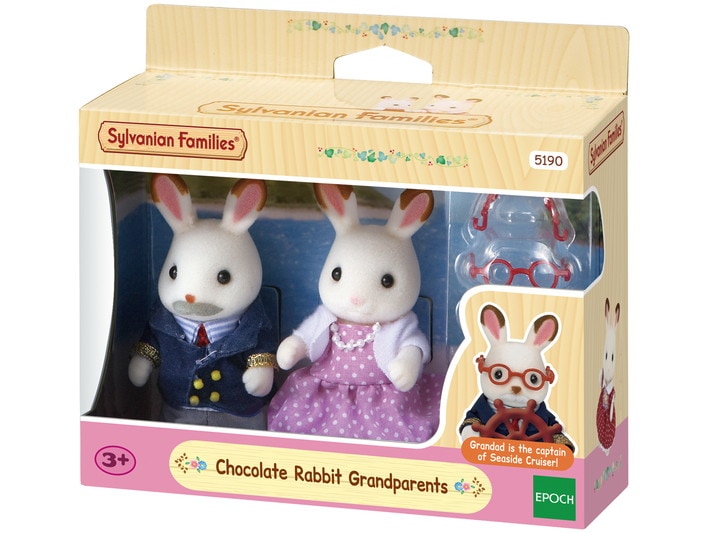 Chocolate Rabbit Grandparents | Sylvanian Families