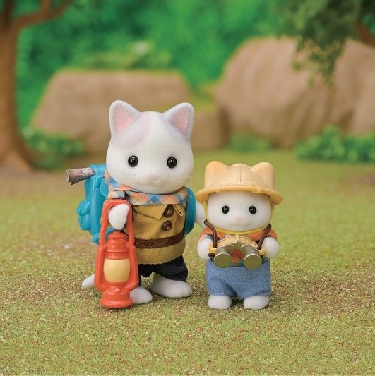 Exciting Exploration Set -Latte Cat Brother & Baby- | Sylvanian Families