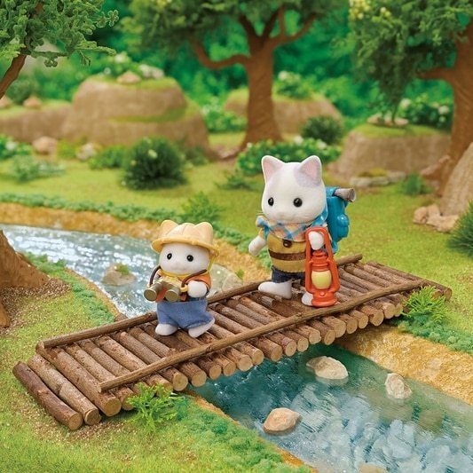 Exciting Exploration Set -Latte Cat Brother & Baby- | Sylvanian Families