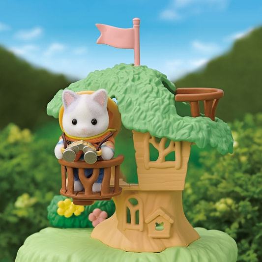 Exciting Exploration Set -Latte Cat Brother & Baby- | Sylvanian Families