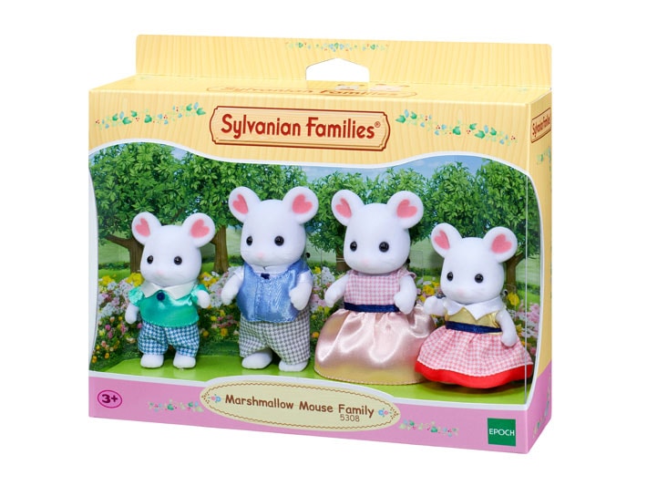 Marshmallow Mouse Family | Sylvanian Families