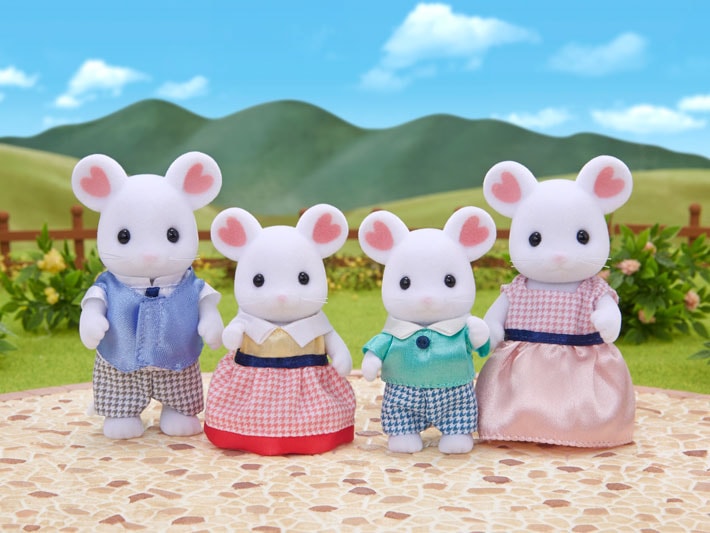 Marshmallow Mouse Family | Sylvanian Families