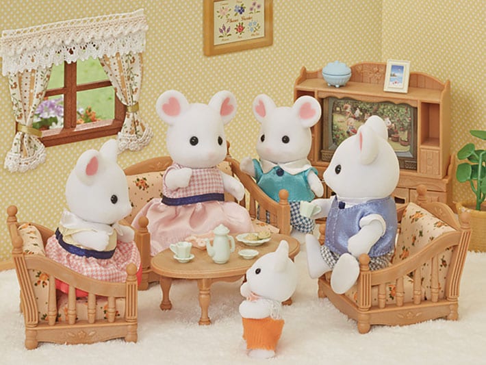 Marshmallow Mouse Family | Sylvanian Families